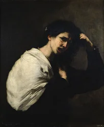 Eine verzweifelte Frau, 1638